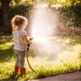 girl with hose