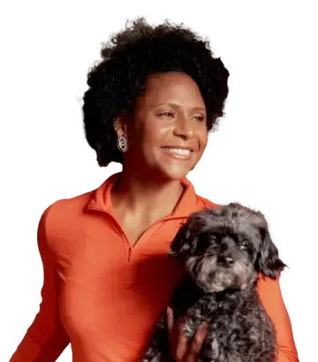 Jenny and her dog