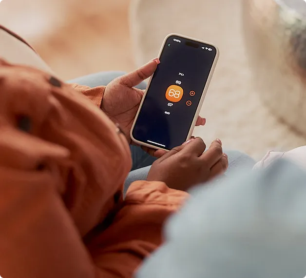 Denver and her mom can plan their trips worry-free knowing they can keep their aged family members’ home the right temperature via their phone.